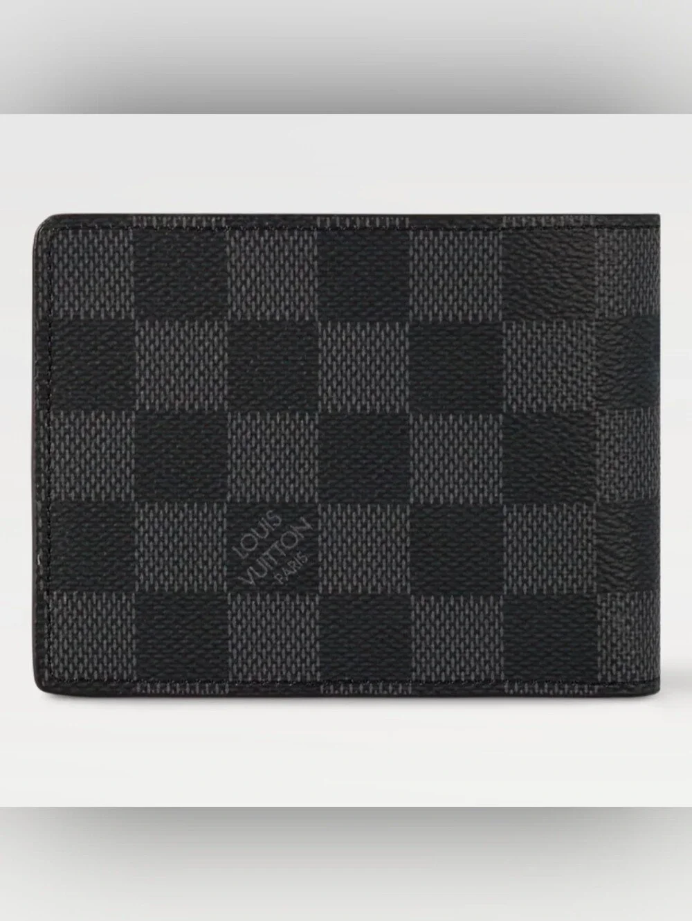Louis Vuitton Damier Graphite Slender Wallet - Black